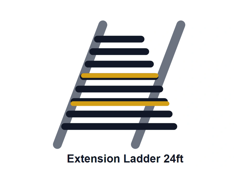 Extension Ladder 24ft image 2